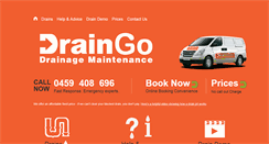 Desktop Screenshot of draingo.com.au